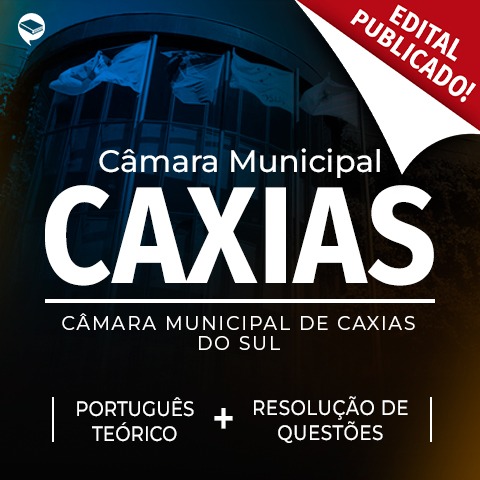 Logo Câmara de Caxias do Sul - Português: Teoria + Questões On-line