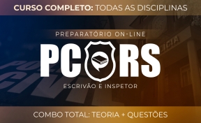 Logo Combo PC-RS - Turma de Agosto - Agente e Escrivão Teórico + Resolução de Questões - On-line