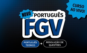 Logo Português FGV 2025: Teoria + Questões 100% on-line