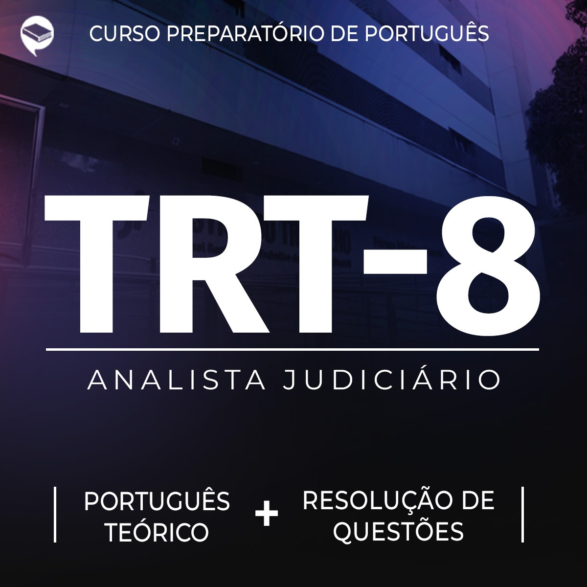 TRT8 - Combo: Português Teórico + Resolução de Questões