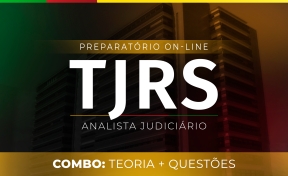 Logo Combo TJ-RS - Novas Turmas - Analista Judiciário - On-line Teórico + Resolução de Questões
