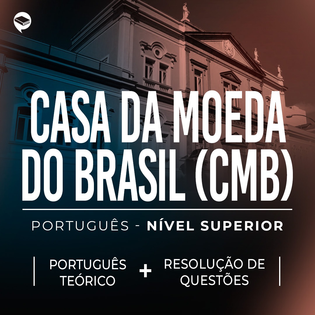 CASA DA MOEDA - Português Cesgranrio: Teórico + Resolução de Questões