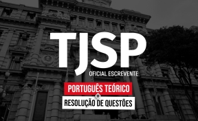 Logo TJ/SP Escrevente - Combo: Português Teórico + Resolução de Questões