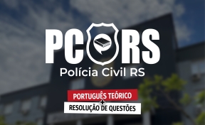 Combo PC-RS - Português: Teoria + Resolução de Questões
