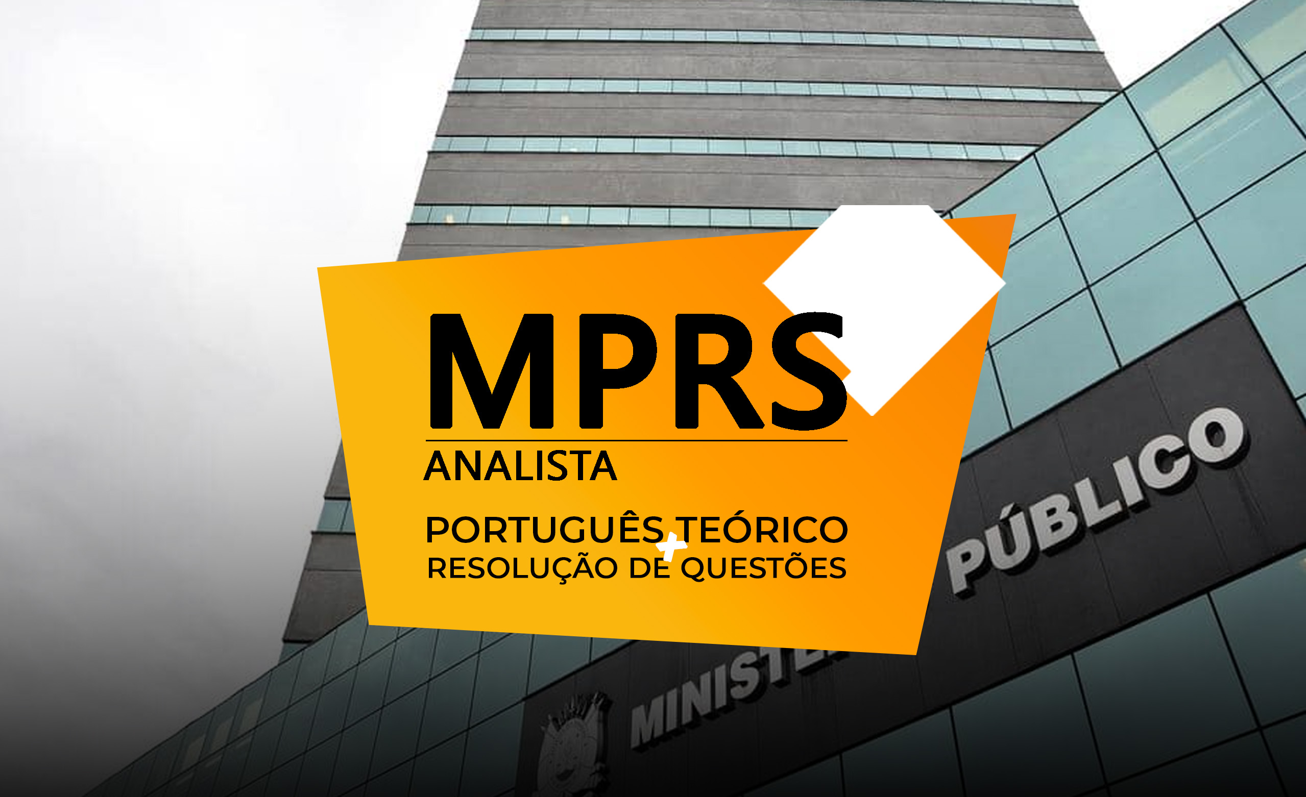 Logo MPRS - Analista - Português Instituto AOCP: Teoria + Questões on-line