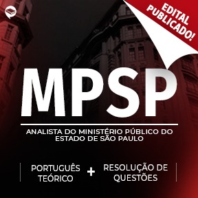 Logo MP-SP - Analista Jurídico - Português: Teórico + Resolução de Questões On-line