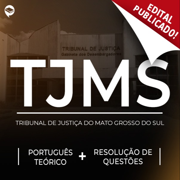 Logo TJ-MS - Combo FGV - Português Teórico + Resolução de Questões Técnico e Analista - Nível Superior