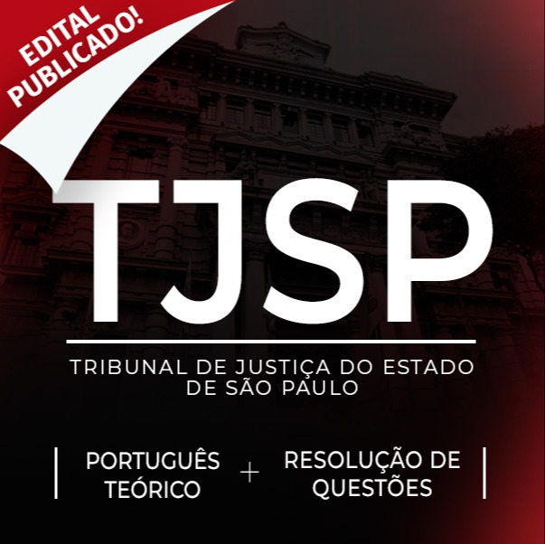 TJ-SP Escrevente - Combo: Português Teórico + Resolução de Questões