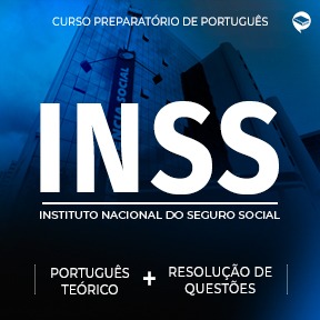 Logo INSS - Português Cebraspe: Teoria + Questões on-line