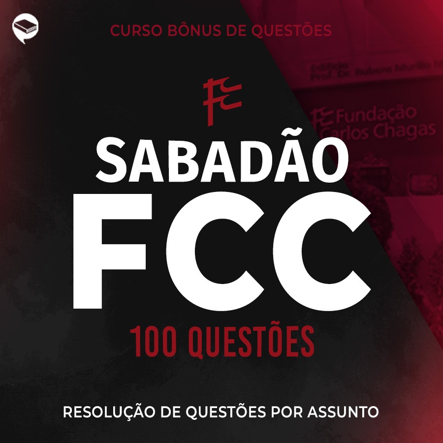 Sabadão FCC - 100 questões resolvidas