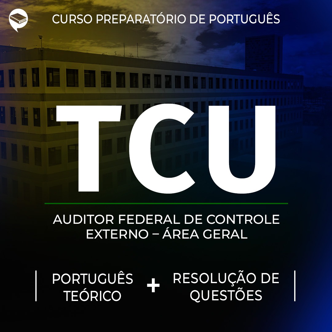 TCU - Português Cebraspe: Teórico + Resolução de Questões