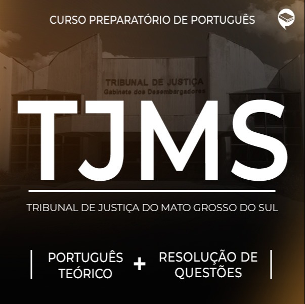 Logo TJ-MS - Combo FGV - Português Teórico + Resolução de Questões Técnico e Analista - Nível Superior