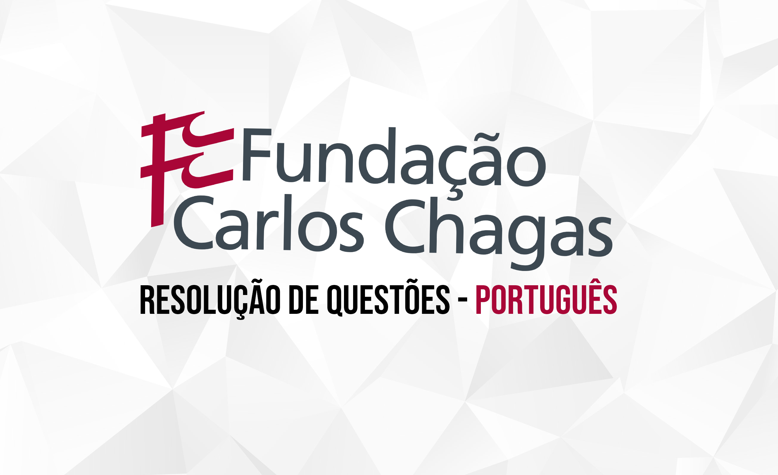 Logo FCC - Resolução de Questões