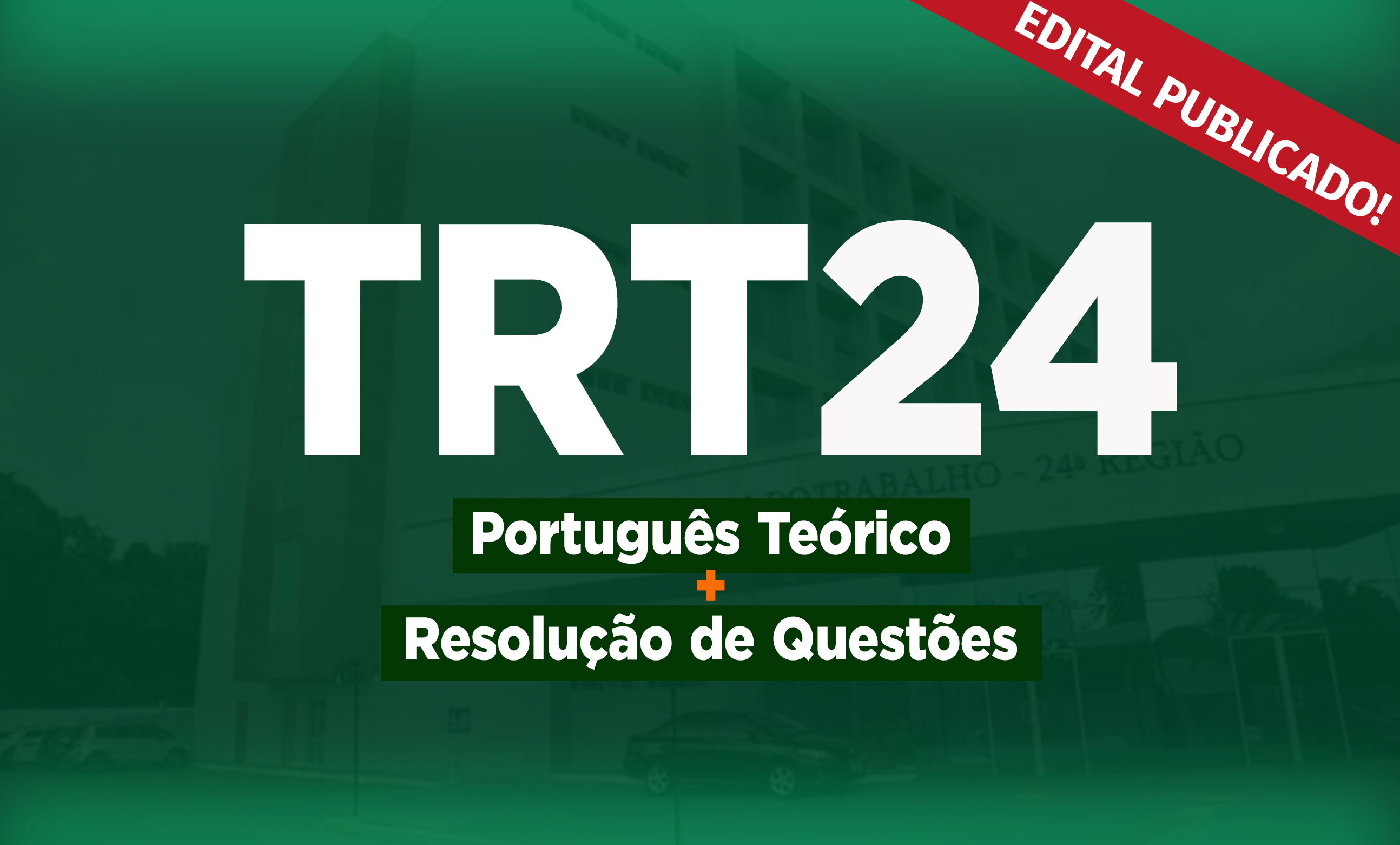 Logo TRT-MS - Português FGV: Teoria + Questões 