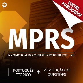 Logo MPRS - Promotor - Português: Teoria + Questões On-line
