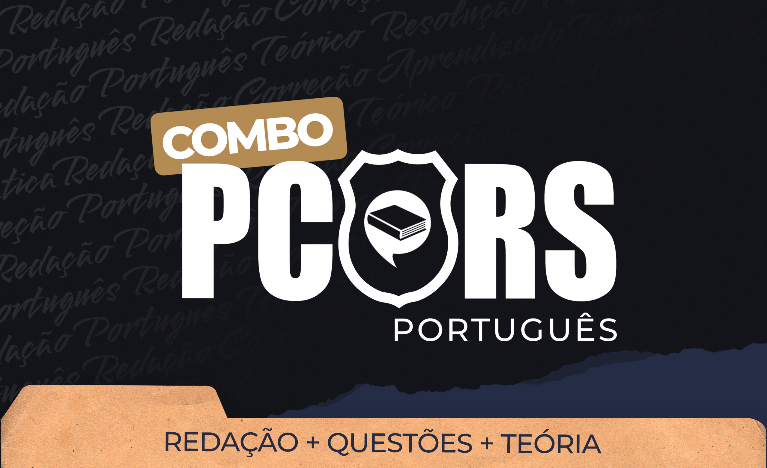 Logo Combo PC-RS - Redação + 500 questões + teoria + simulados Escrivão e Inspetor