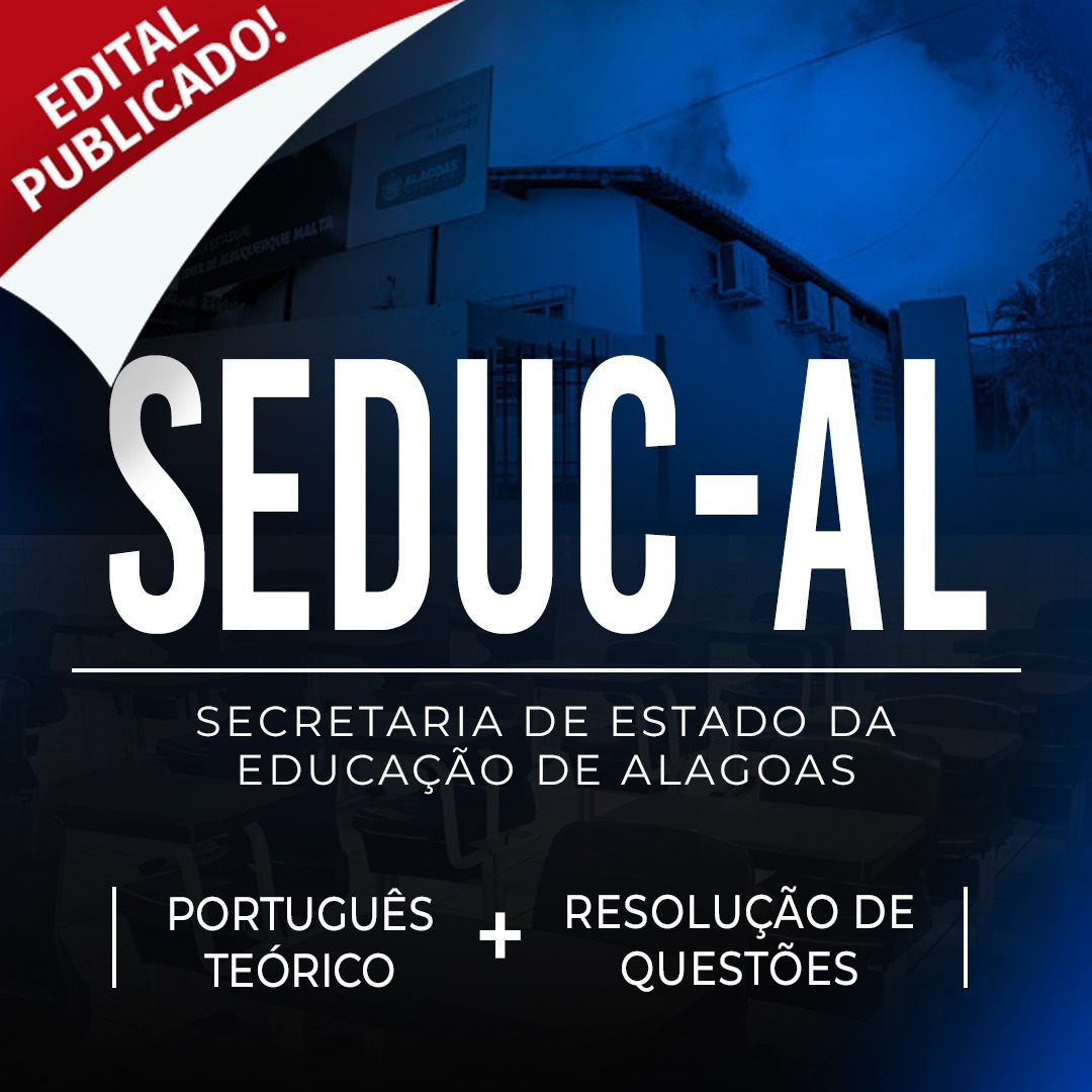 SEDUC-AL- Português Cebraspe: Teórico + Resolução de Questões