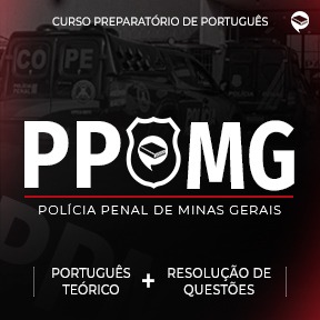 Logo PP-MG - Policial Penal - Português: Teoria + Questões On-line