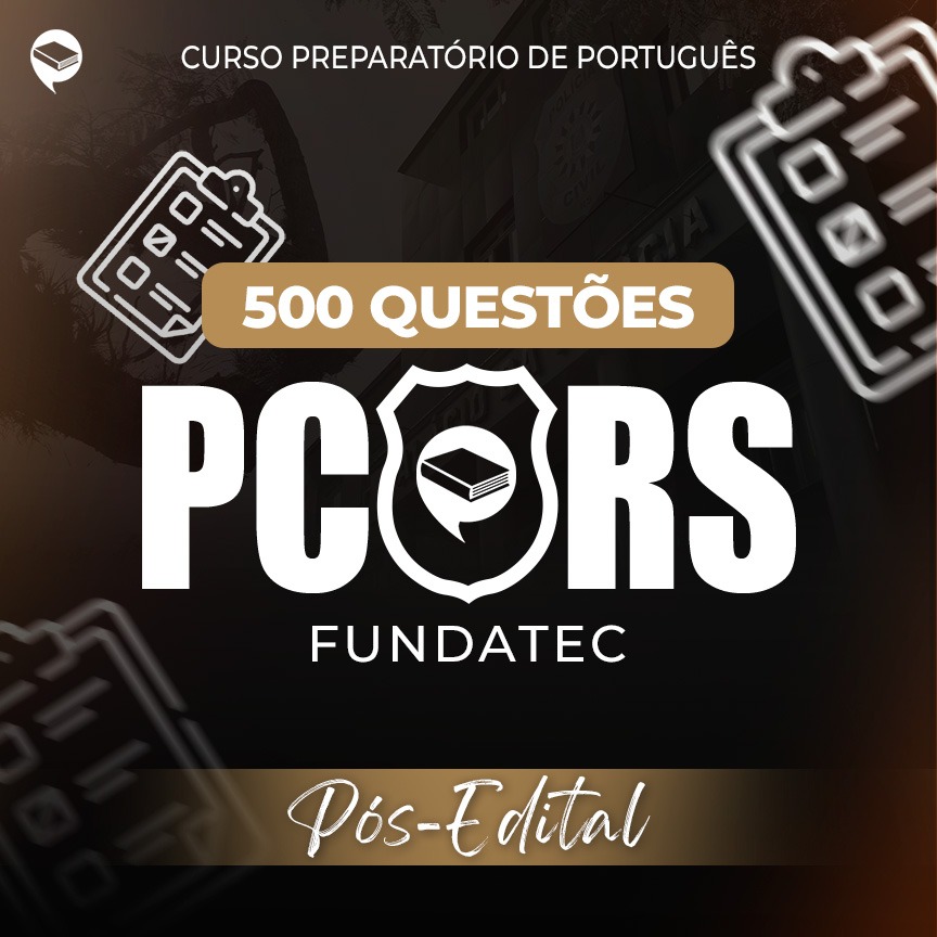 Logo PC-RS - Curso de Questões Pós-Edital on-line