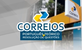 Logo Correios - Português IBFC: Teoria + Questões 100% on-line