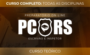 Logo PC-RS - Turma de Agosto - Agente e Escrivão - Teórico On-line