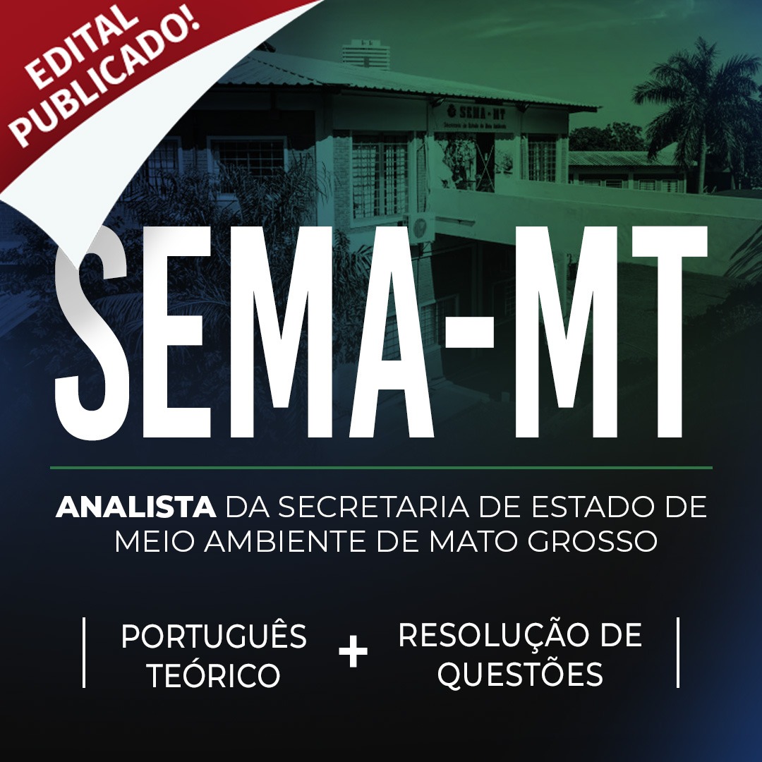 SEMA-MT - Português Cesgranrio: Teórico + Resolução de Questões