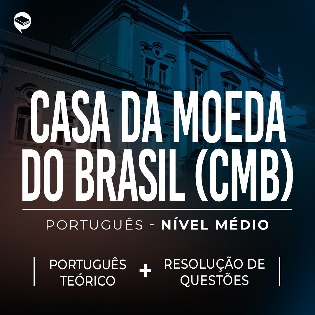 CASA DA MOEDA - Português Cesgranrio: Teórico + Resolução de Questões