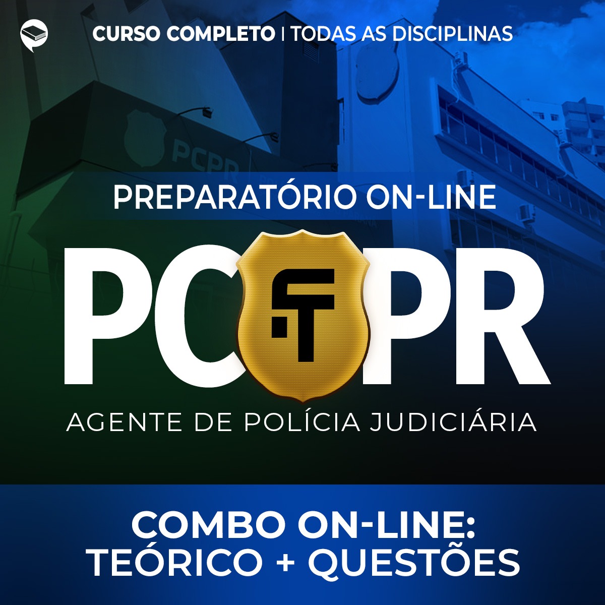 PC-PR - Agente de Polícia Judiciária - Teórico + Resolução de Questões