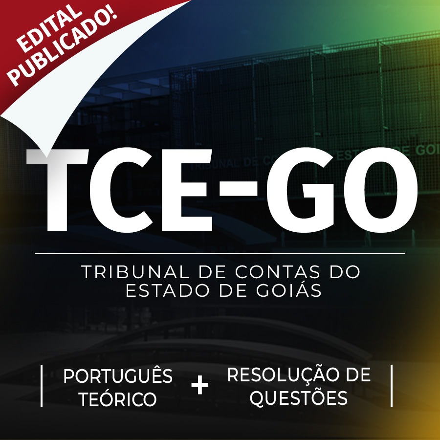 TCE-GO Português FCC: Teoria + Resolução de Questões