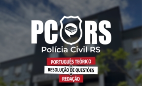 Curso Combo PC-RS - Português: Teoria + Resolução de Questões + Redação