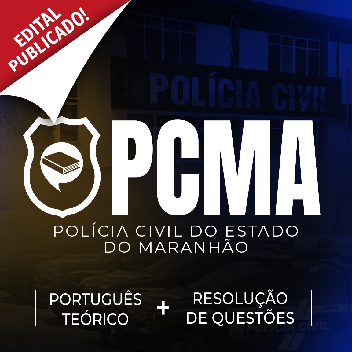 PC-MA - Português - Teórico + Resolução de Questões