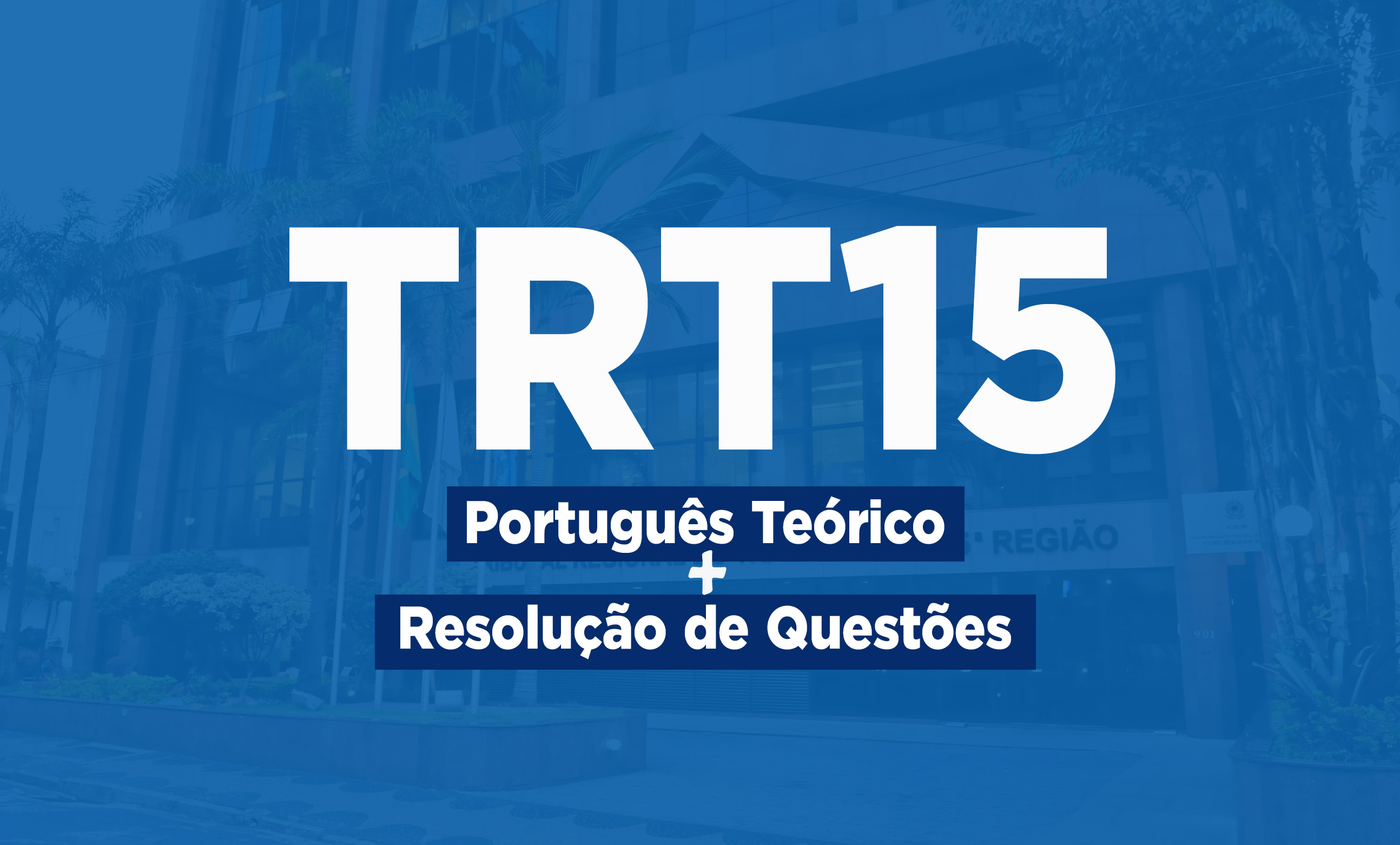 Logo TRT-Campinas/SP - Português FCC: Teoria + Questões on-line