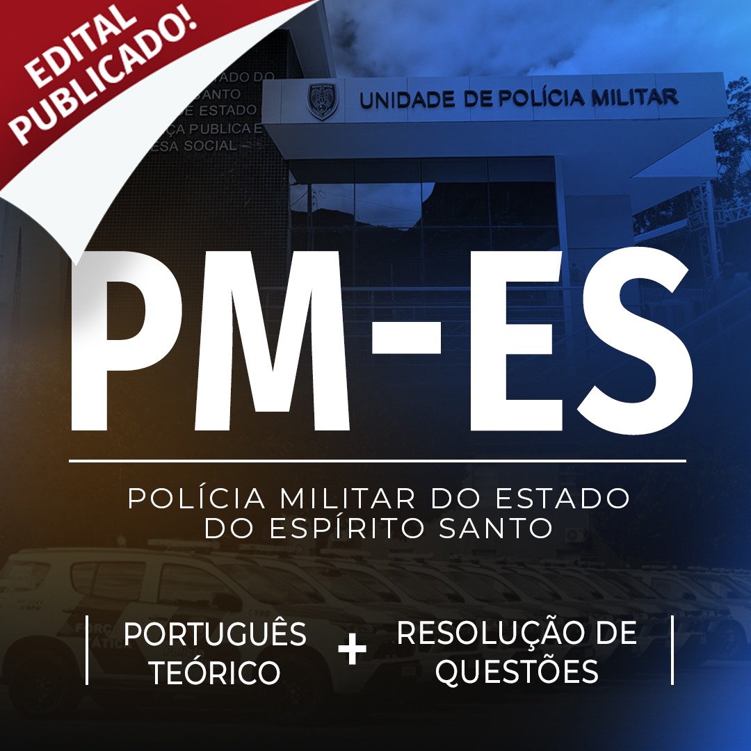 PM-ES - Português Idecan: Teoria + Questões