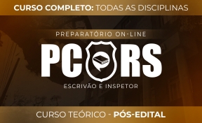 Curso Nova Turma - PC-RS - Agente e Escrivão - Todas as Disciplinas