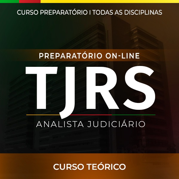 Logo Nova Turma - TJ-RS - Analista Judiciário - On-line Curso Teórico