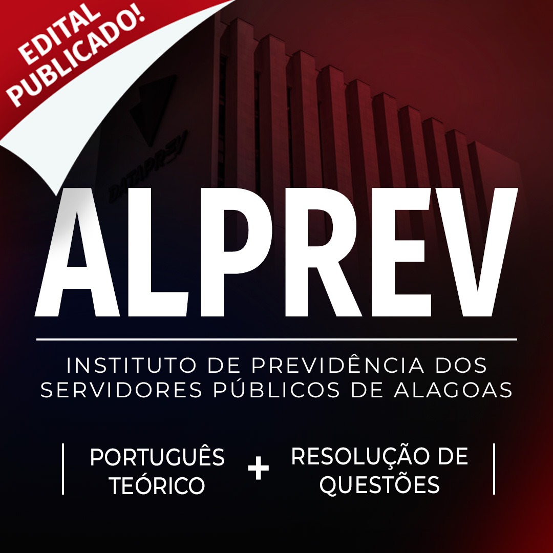 ALPREV - Português Cebraspe: Teórico + Resolução de Questões