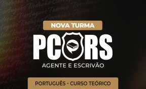 Logo Nova turma PC-RS - Agente e Escrivão - Português - Teórico
