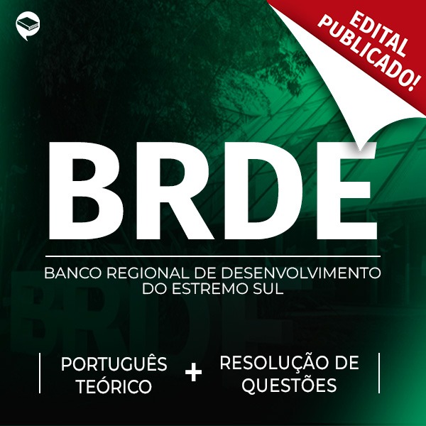 Curso BRDE - Combo: Português Teórico + Resolução de Questões