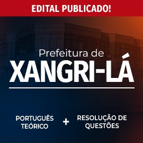 Logo Prefeitura de Xangri-lá - Português: Teoria + Questões On-line