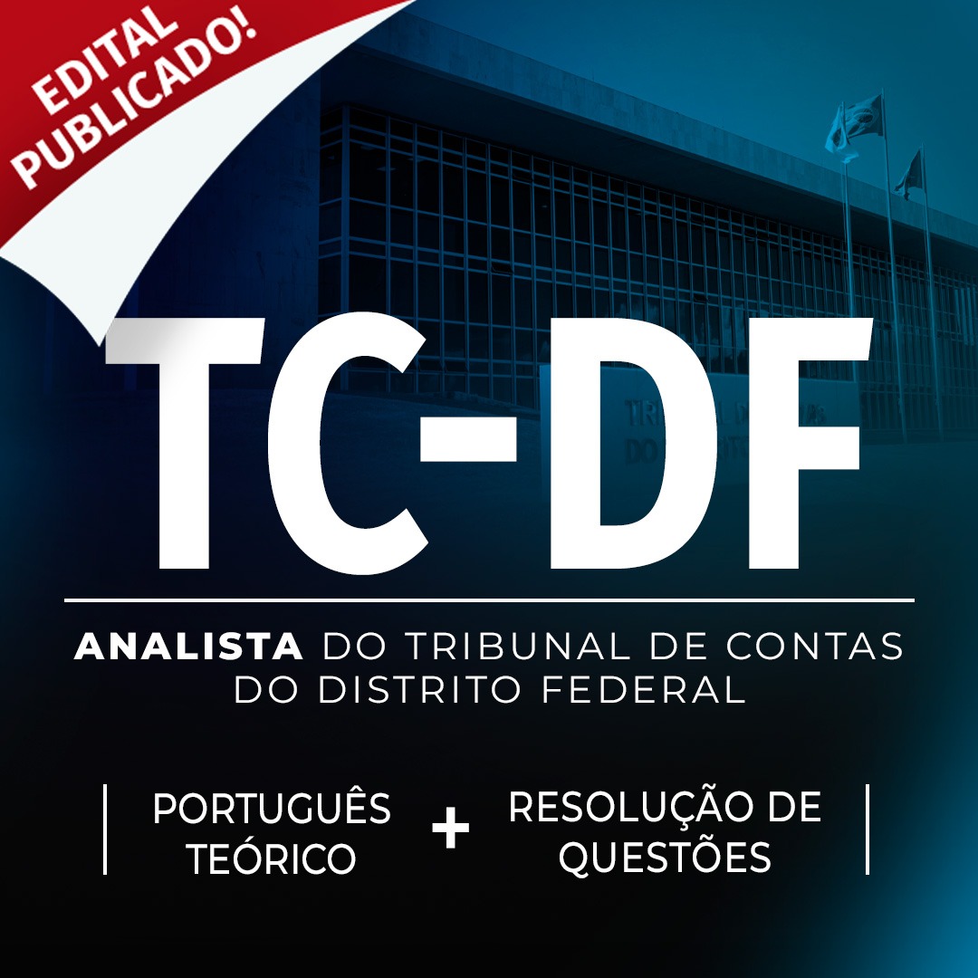 TC-DF - Português Cebraspe: Teórico + Resolução de Questões