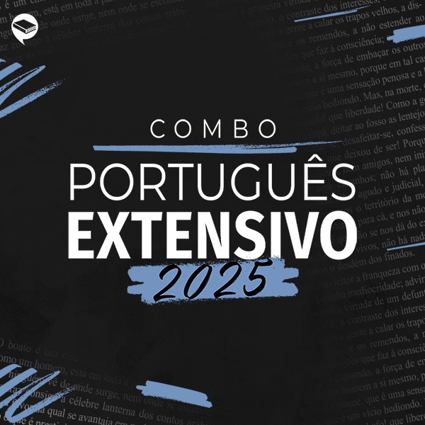 Logo Combo Português Extensivo 2025  + 6 bônus on-line
