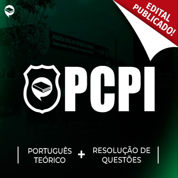 Logo PC-PI - Português FGV: Teoria + Questões on-line