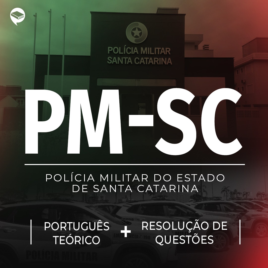 PM-SC - Português - Instituto AOCP: Teoria + Questões