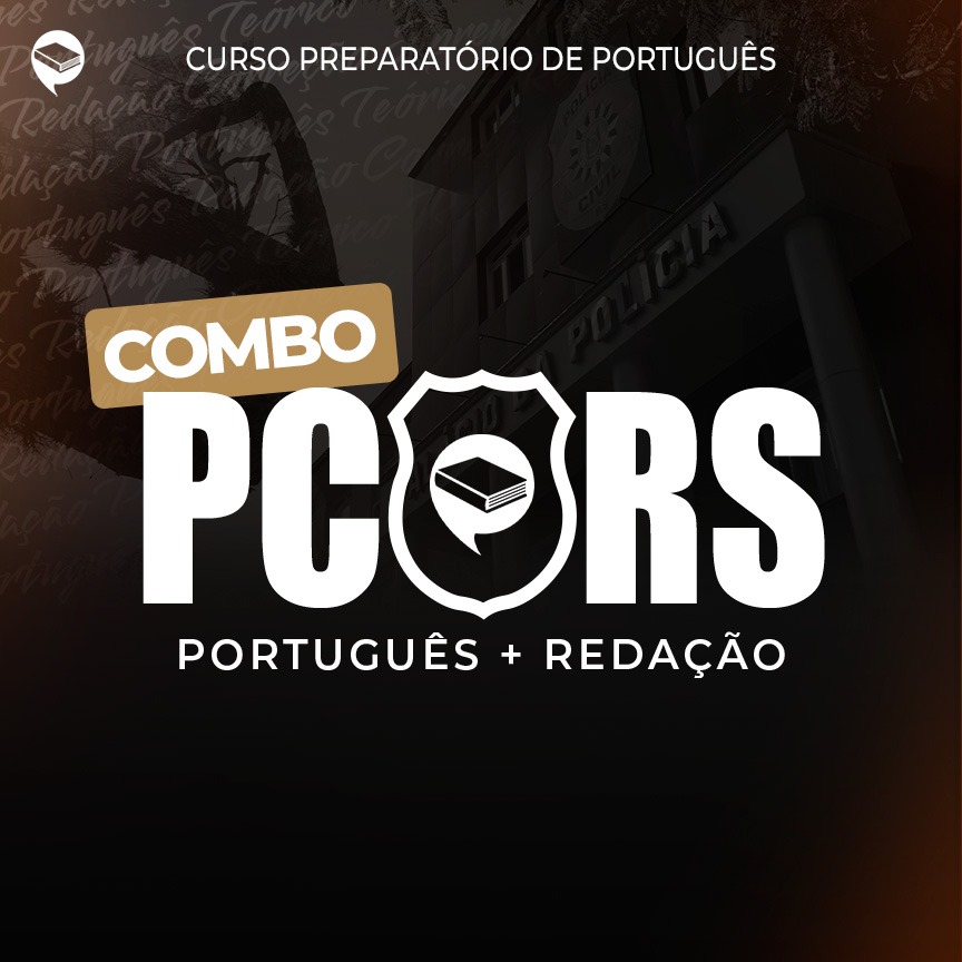 Logo Combo PC-RS - Novas Turmas - Português + Redação on-line