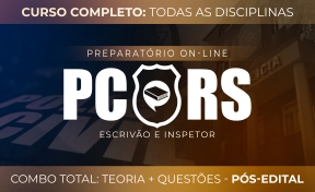 Logo Combo PC-RS - Novas Turmas - Agente e Escrivão - Todas as Disciplinas