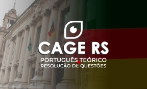 Logo CAGE-RS - Português FGV - Teoria + Questões 100% on-line