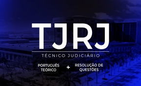 Logo TJ-RJ - Combo FGV - Português Teórico + Resolução de Questões Técnico Judiciário - online