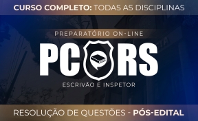 Curso Nova Turma - PC-RS - Agente e Escrivão - Todas as Disciplinas