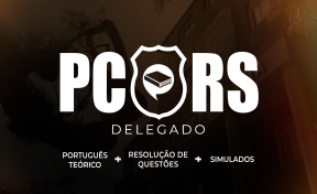 Logo PC/RS - Delegado - Combo: Português Teórico + Resolução de Questões