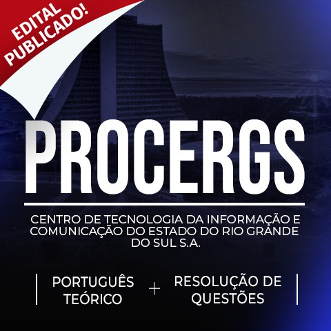 PROCERGS - Português: Teórico + Resolução de Questões